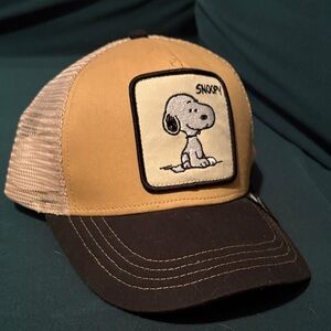 Snoopy snap back hat Peter Grimm